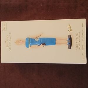 Barbie keepsake ornament CLUB MEETING BARBIE NIB